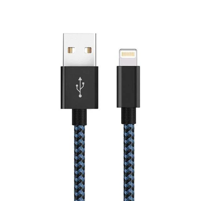 Suntaiho 10er-Pack USB-Kabel für iPhone, Schnellladekabel für iPhone 7 plus XS MAX 8 XR 5s 6s X iPad SE Telefon USB-Ladekabel