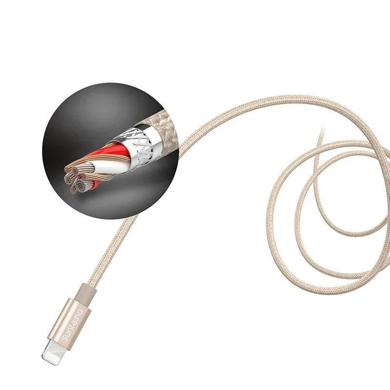 Suntaiho 10er-Pack USB-Kabel für iPhone, Schnellladekabel für iPhone 7 plus XS MAX 8 XR 5s 6s X iPad SE Telefon USB-Ladekabel