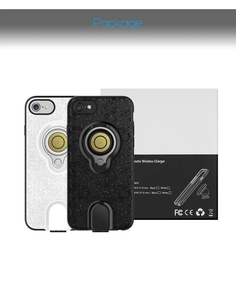 Suntaiho Kabelloses Auto-Ladegerät, magnetisches Ladegerät für iPhone 6s Plus, schnelles Aufladen, kabelloses magnetisches Laden, Phone7plus