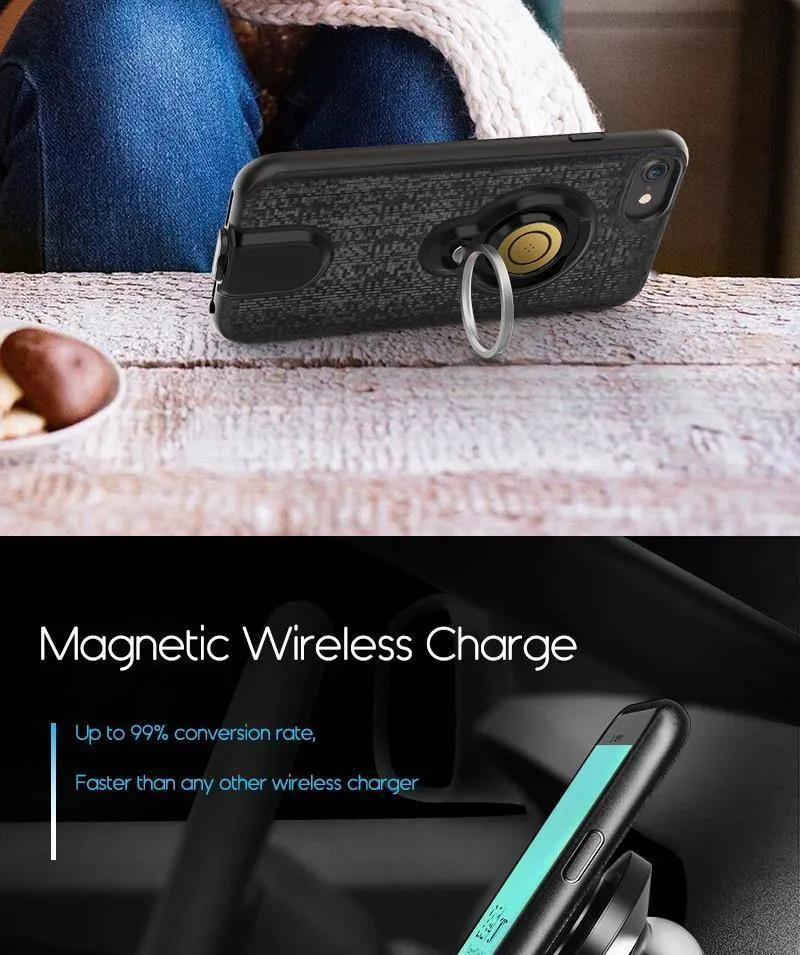 Suntaiho Kabelloses Auto-Ladegerät, magnetisches Ladegerät für iPhone 6s Plus, schnelles Aufladen, kabelloses magnetisches Laden, Phone7plus
