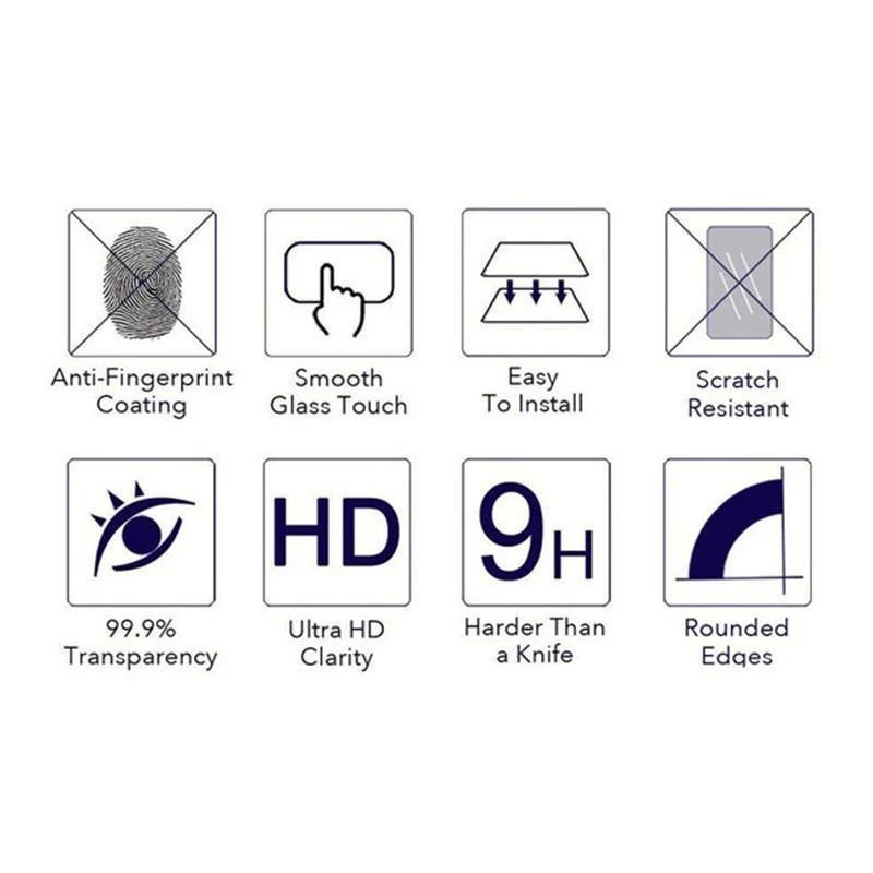 Plus Display aus gehärtetem Glas für Samsung S8