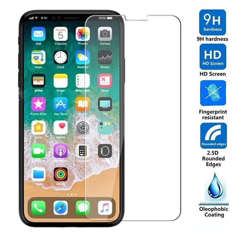 iPhone X-Abdeckung aus gehärtetem Glas