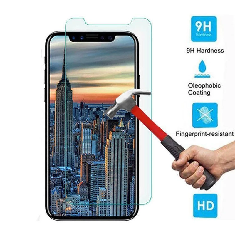 iPhone X-Abdeckung aus gehärtetem Glas