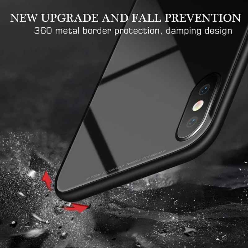 Magneto Magnetische Adsorptionshülle aus klarem gehärtetem Glas für Huawei P20 Pro