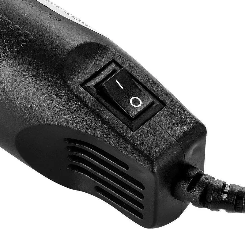 3 teile/satz 220 V 300 W Elektrische Heißluft Pistole EU Stecker + Auto Schaber Rakel + Vinyl Cutter messer Auto Auto Vinyl Film Verpackung Werkzeuge