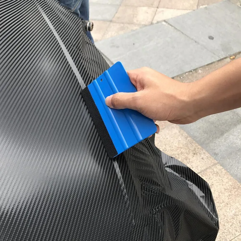 3 teile/satz 220 V 300 W Elektrische Heißluft Pistole EU Stecker + Auto Schaber Rakel + Vinyl Cutter messer Auto Auto Vinyl Film Verpackung Werkzeuge