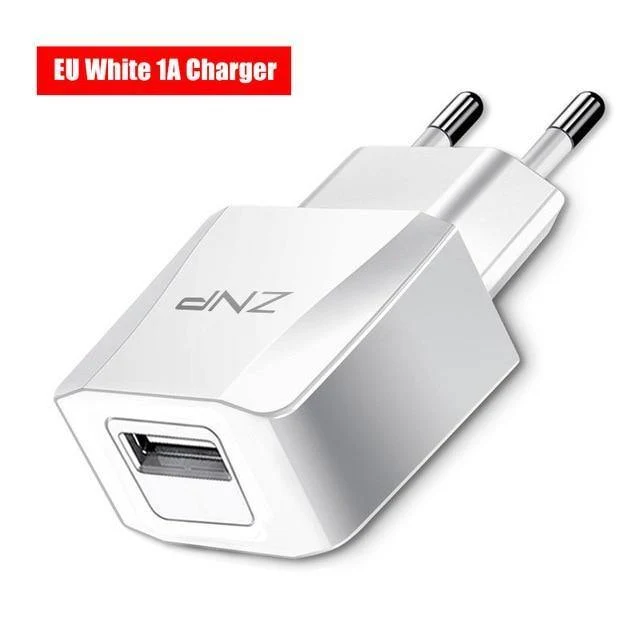 ZNP 2-Port-USB-Ladegerät, Handy-USB-Ladegerät, Schnelllade-Wandladegerät für iPhone, Samsung, Xiaomi, 2.1A Max-Ladegerät