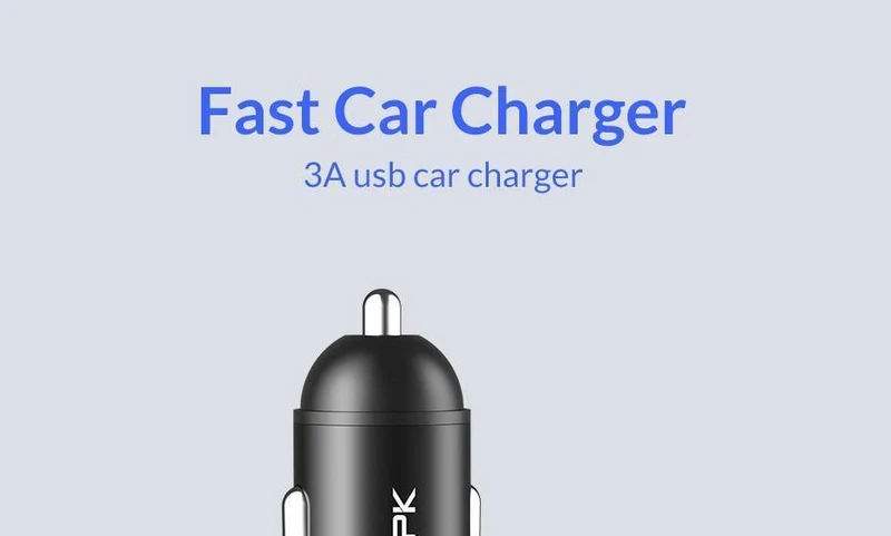TOPK USB Autoladegerät Quick Charge 3.0 Handyladegerät Schnelles QC3.0 Autoladegerät für Samsung Xiaomi Huawei Adapter im Auto