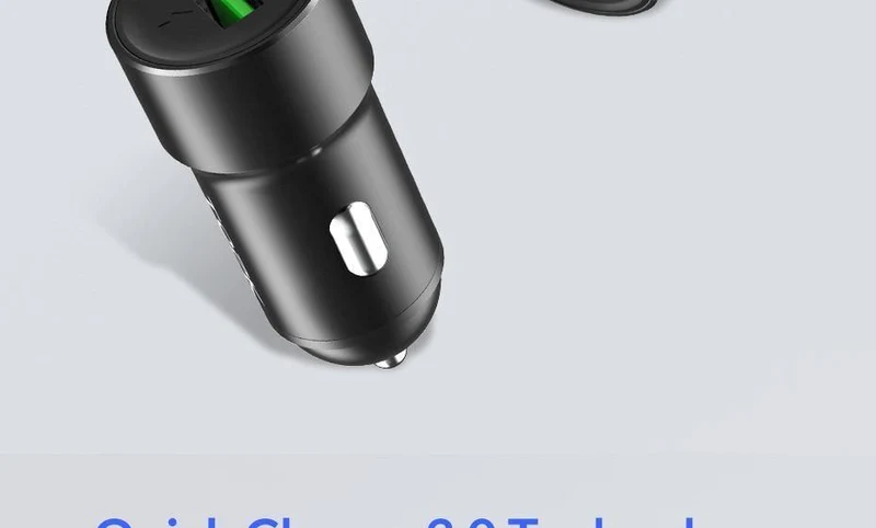TOPK USB Autoladegerät Quick Charge 3.0 Handyladegerät Schnelles QC3.0 Autoladegerät für Samsung Xiaomi Huawei Adapter im Auto