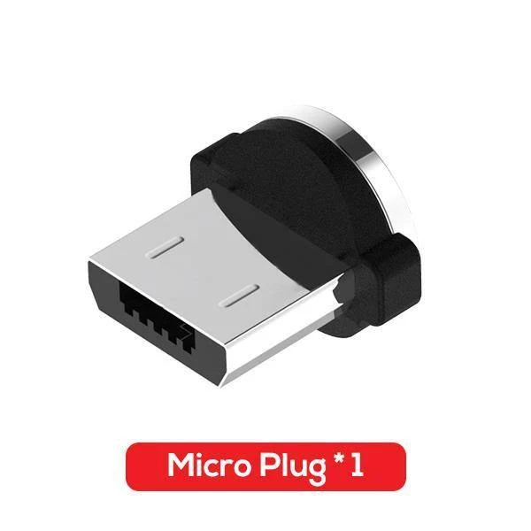TOPK R-Line3 Micro-USB-Magnetkabel, geflochtenes Nylon-Mobiltelefonkabel für den Micro-USB-Anschluss, Micro-USB-LED-Magnet-Ladekabel