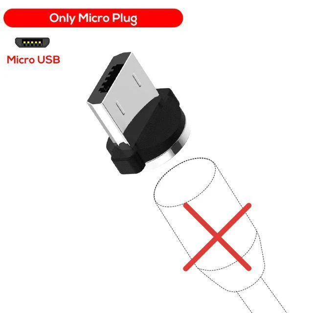 TOPK R-Line1 LED-magnetisches Micro-USB-Kabel, verbessertes reflektierendes geflochtenes magnetisches Nylon-Lade-USB-Kabel für Telefone mit Micro-USB-Anschluss