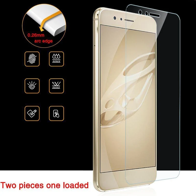 Telefon Displayschutzfolie aus gehärtetem Glas HD-Telefonzubehör Anti Fingerabdruck 0.26 mm Anti Kratzer Gehärtetes Glas