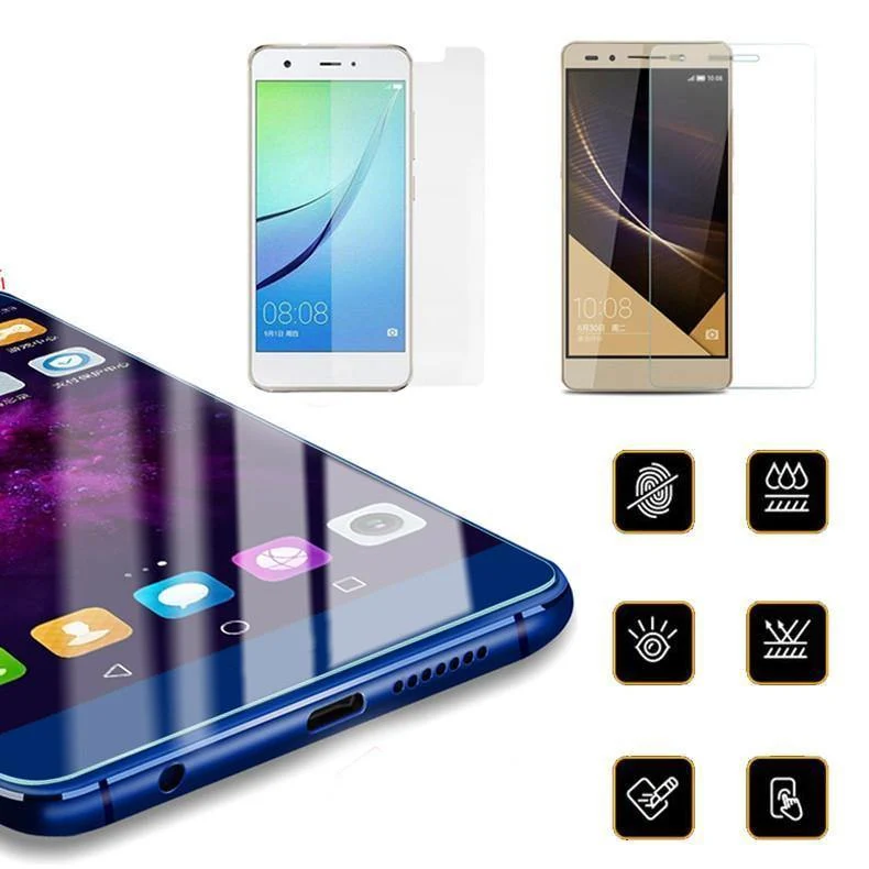 Telefon Displayschutzfolie aus gehärtetem Glas HD-Telefonzubehör Anti Fingerabdruck 0.26 mm Anti Kratzer Gehärtetes Glas