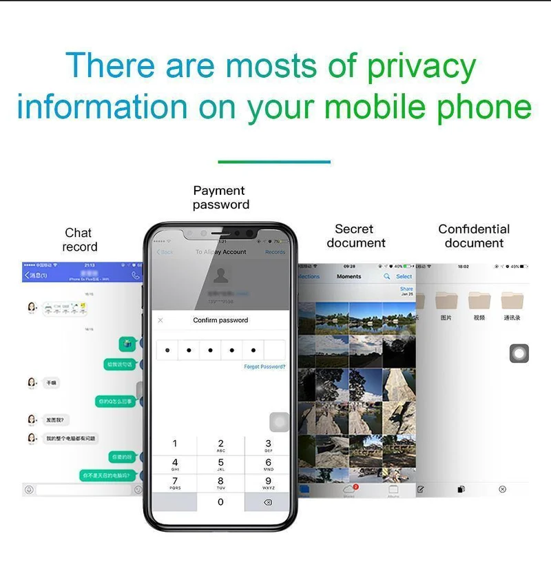 Baseus Privatsphäre Schutz Displayschutzfolie für iPhone X 10 3D vollständige Abdeckung Anti Spy gehärtetes Glas Schutzglas für iPhoneX