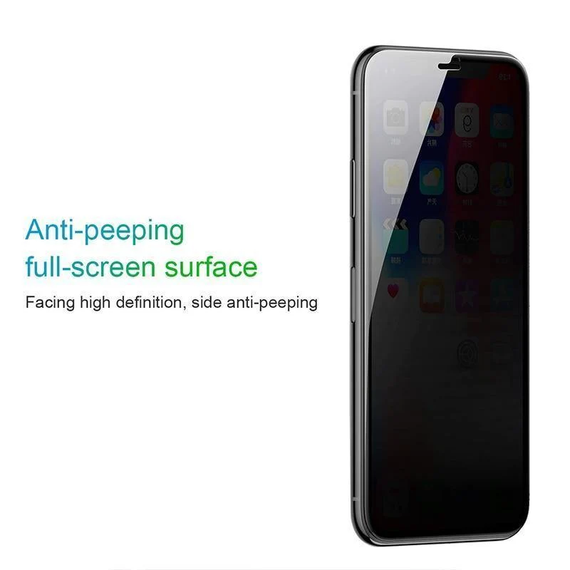 Baseus Privatsphäre Schutz Displayschutzfolie für iPhone X 10 3D vollständige Abdeckung Anti Spy gehärtetes Glas Schutzglas für iPhoneX