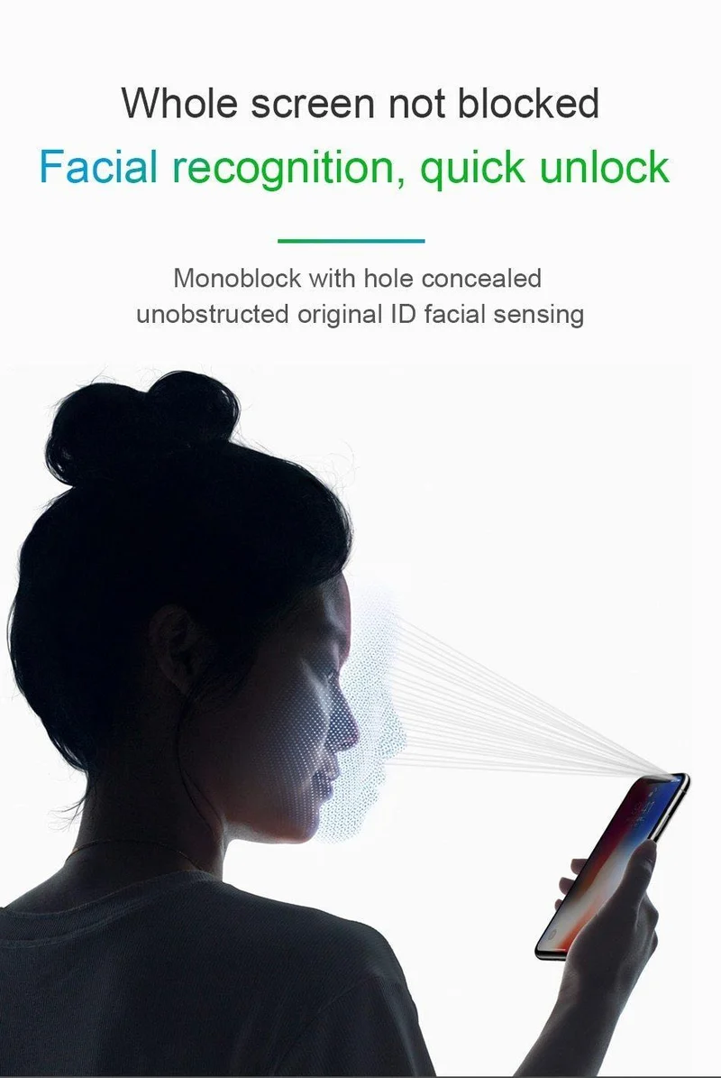Baseus Privatsphäre Schutz Displayschutzfolie für iPhone X 10 3D vollständige Abdeckung Anti Spy gehärtetes Glas Schutzglas für iPhoneX