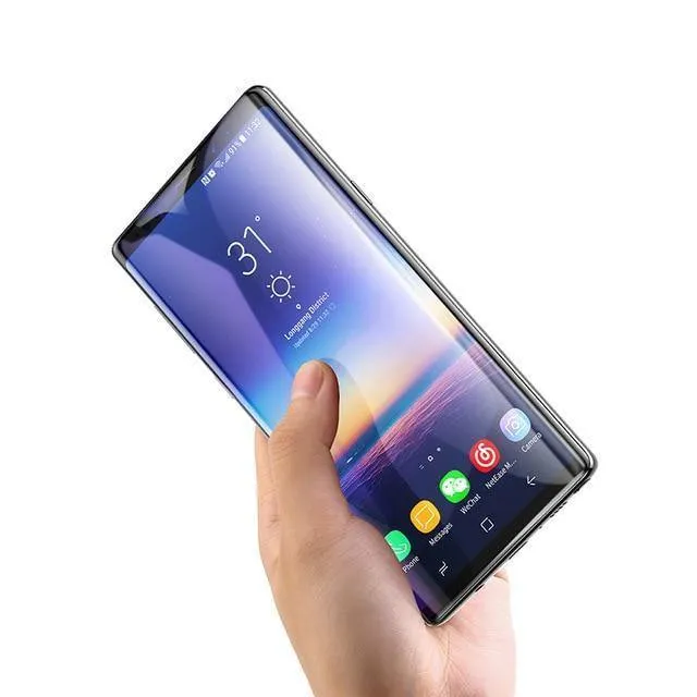 Baseus 0.3 mm Displayschutz aus gehärtetem Glas für Samsung Galaxy Note 9, gebogene Schutzfolie aus gehärtetem Glas für Samsung Note9