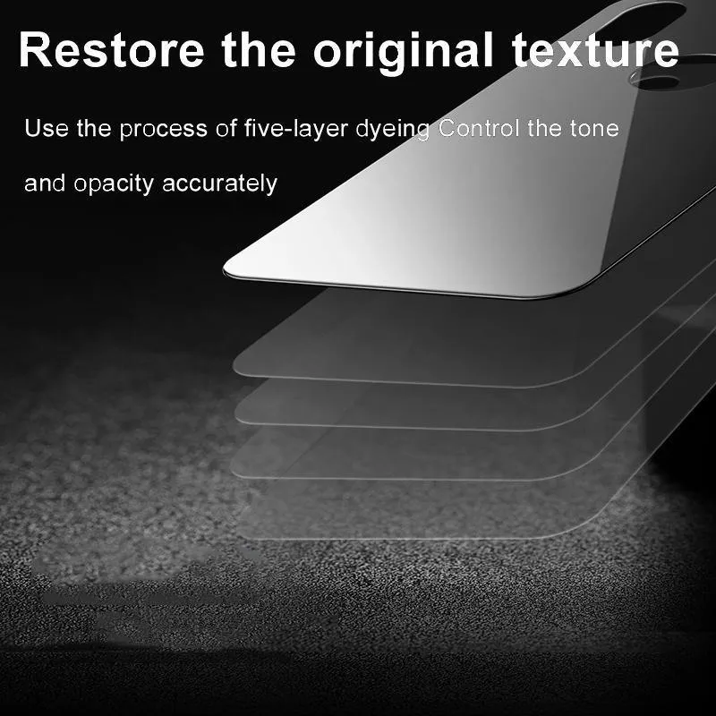 Baseus Back Displayschutz aus gehärtetem Glas für iPhone Xs Max Vollständige Abdeckung Rückschutz Hartglasfolie für iPhoneXS Max