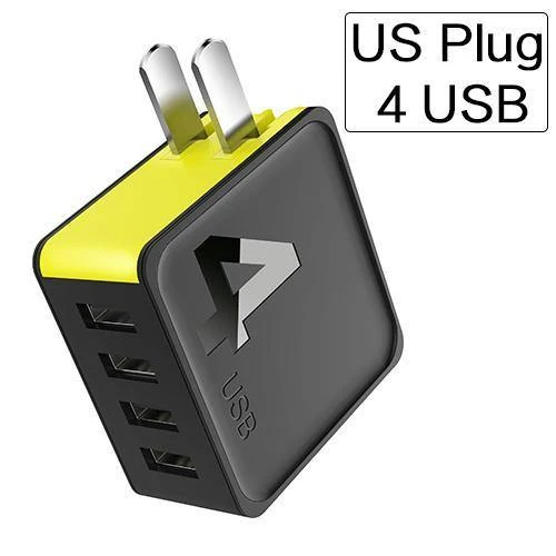 Sugar Handy-Ladegerät, ROCK 5V1A 5V2.4A 5V4A Universal-Reise-Telefon-USB-Ladegerät, 1 2 4 USB-Wandladegerät für iPhone-Adapter