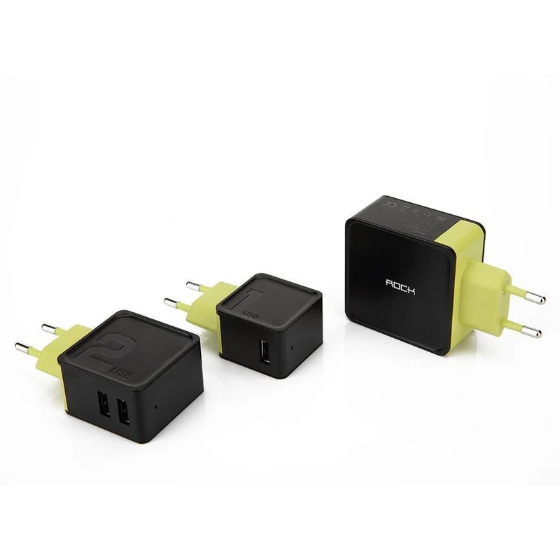 Sugar Handy-Ladegerät, ROCK 5V1A 5V2.4A 5V4A Universal-Reise-Telefon-USB-Ladegerät, 1 2 4 USB-Wandladegerät für iPhone-Adapter