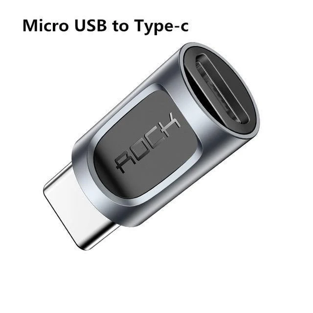 ROCK Micro USB Adapter USB-C 3.1 OTG Konverter Typ-c Schalter für Android Smartphone Ladegerät Daten Anschluss