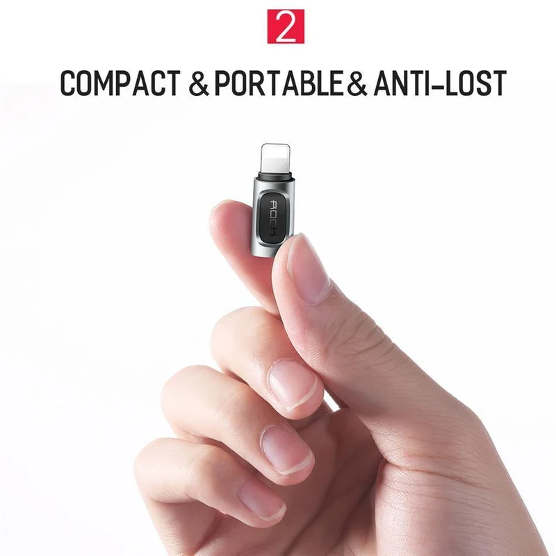 ROCK Telefon Adapter Typ-c Micro zu Lade für iPhone 6 7 8 X Ladegerät Adapter 2.4 EINE Schnelle Lade kabel Adapter für iPad iPod