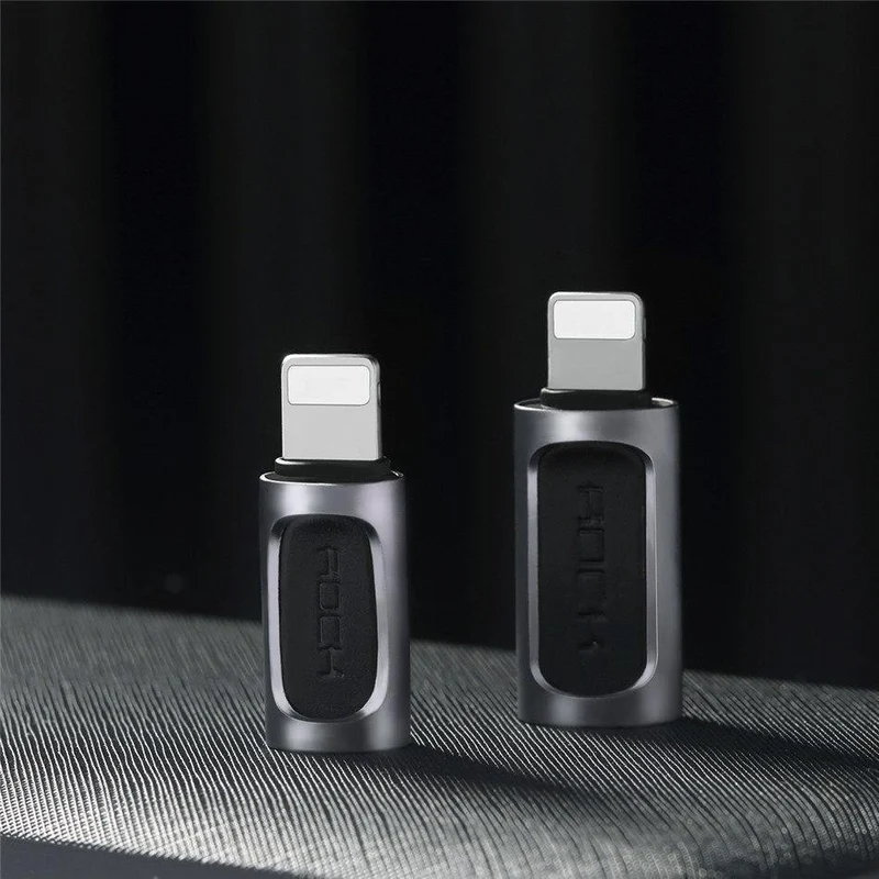 ROCK Telefon Adapter Typ-c Micro zu Lade für iPhone 6 7 8 X Ladegerät Adapter 2.4 EINE Schnelle Lade kabel Adapter für iPad iPod