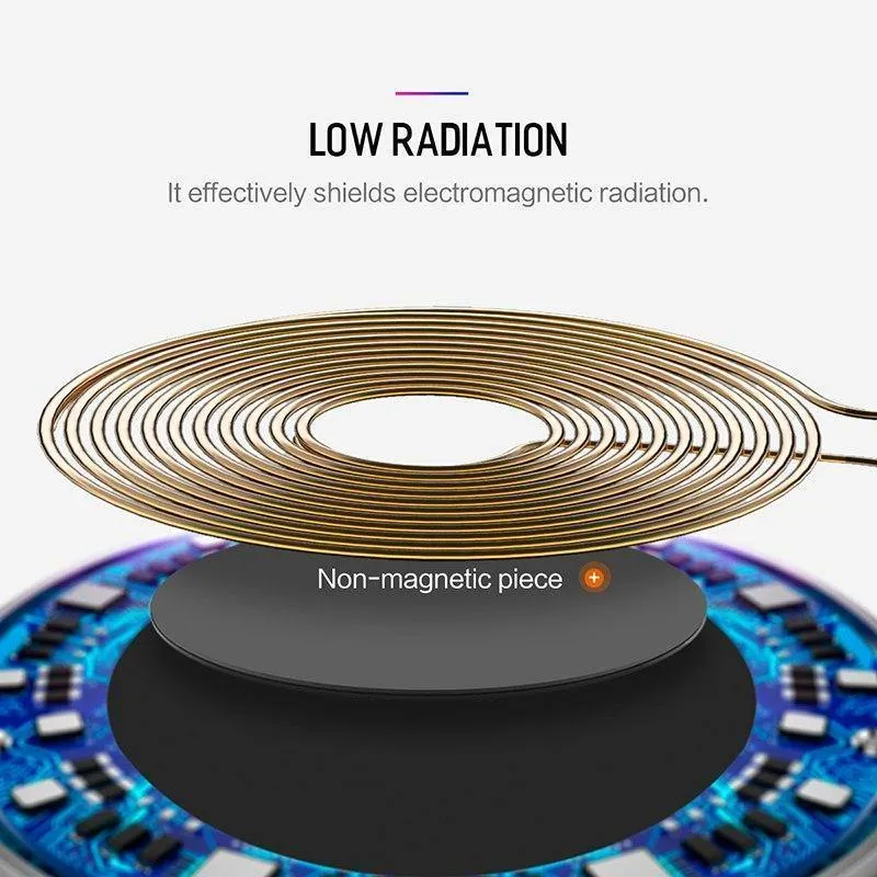 ROCK Für iPhone Samsung Drahtlose Ladegerät, 10W Desktop Smartphone Qi Drahtlose Ladegerät Für iPhone X Galaxy S8 Hinweis 8 WPC FOD