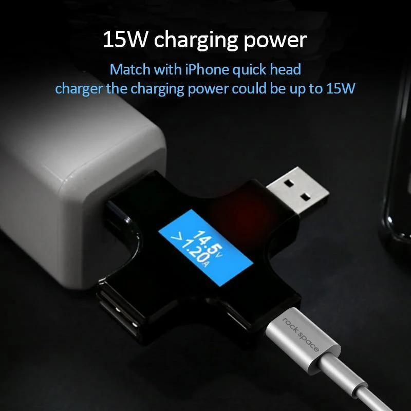 ROCK USB C PD Kabel Typ C auf 8 Pin Schnellladekabel für iPhone X 8 8 Plus Telefon Datenkabel für iPhone 1M 15W Ladegerät Kabel