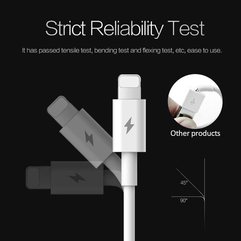 ROCK USB C PD Kabel Typ C auf 8 Pin Schnellladekabel für iPhone X 8 8 Plus Telefon Datenkabel für iPhone 1M 15W Ladegerät Kabel