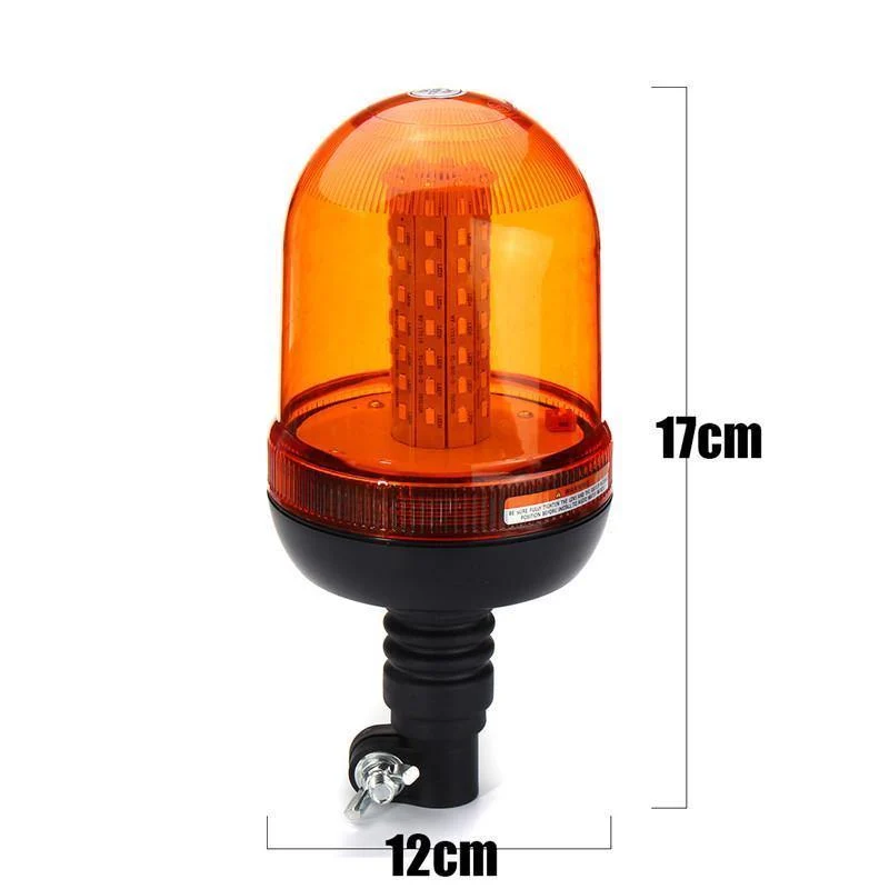 DC 12V-24V 80 LED-Blinkblitzleuchte, Notfallwarnleuchte, bernsteinfarbene Lampe, Ampel, Verkehrssicherheit