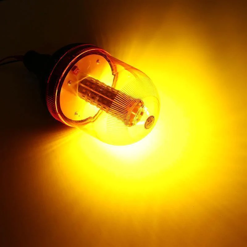 DC 12V-24V 80 LED-Blinkblitzleuchte, Notfallwarnleuchte, bernsteinfarbene Lampe, Ampel, Verkehrssicherheit