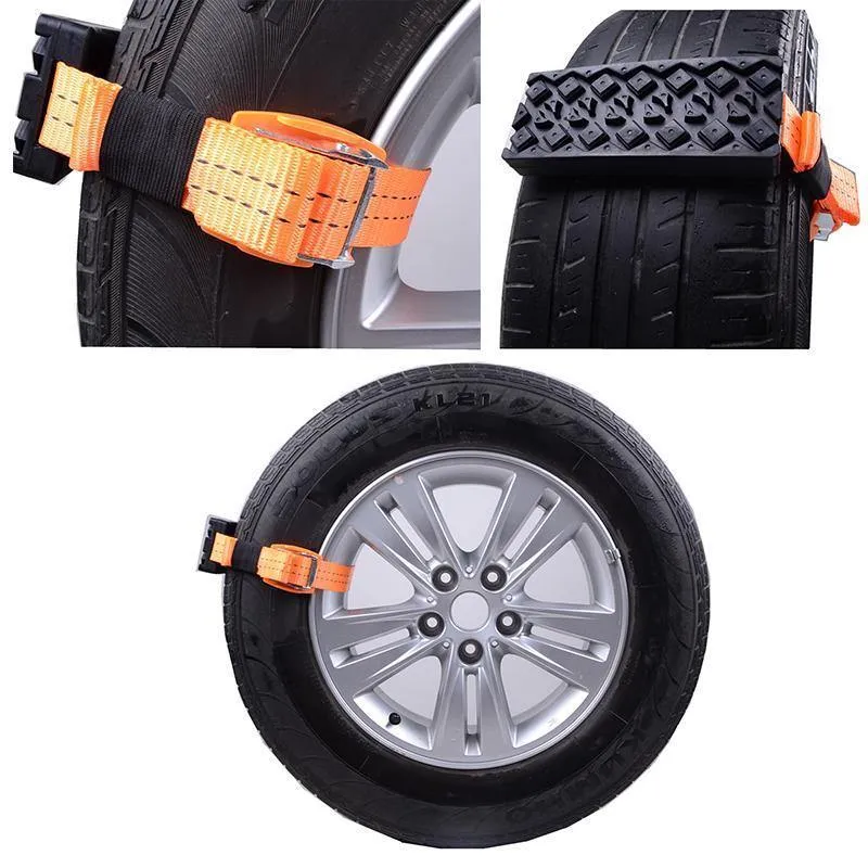 2 stücke Auto Schnee Ketten Gummi Schnee Ketten Universal Auto Anzug Reifen Winter Fahrbahn Sicherheit Auto Reifen Ketten Schnee Klettern schlamm Boden
