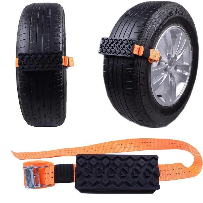 2 stücke Auto Schnee Ketten Gummi Schnee Ketten Universal Auto Anzug Reifen Winter Fahrbahn Sicherheit Auto Reifen Ketten Schnee Klettern schlamm Boden