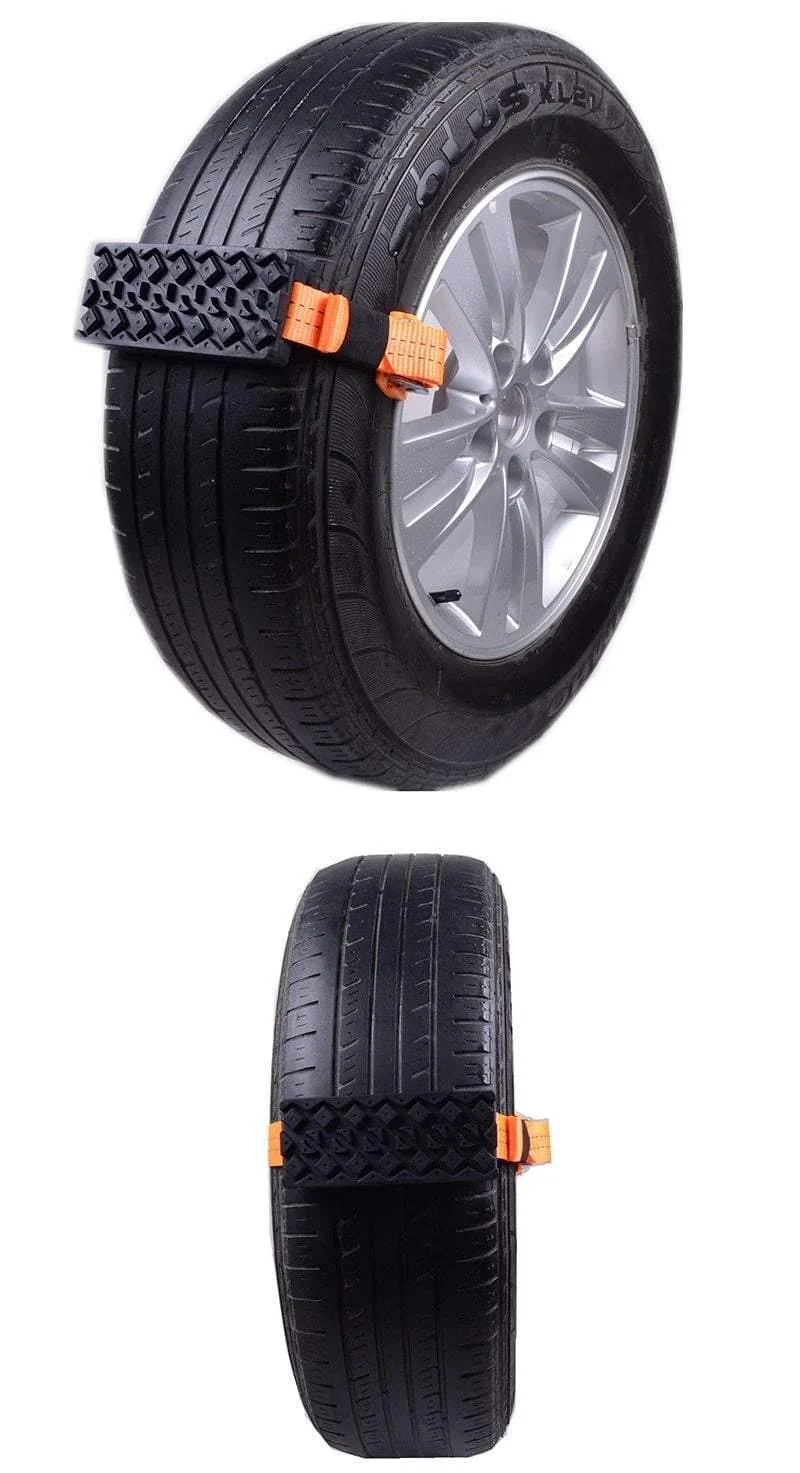 2 stücke Auto Schnee Ketten Gummi Schnee Ketten Universal Auto Anzug Reifen Winter Fahrbahn Sicherheit Auto Reifen Ketten Schnee Klettern schlamm Boden
