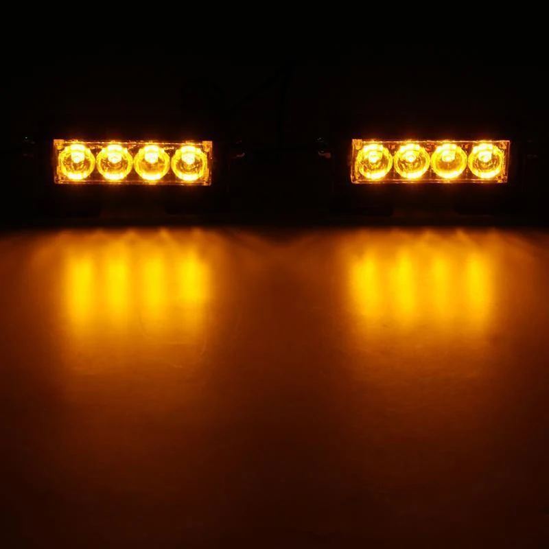 Notfall-Blitzlichtleiste, 8 LEDs, Warnleuchte, Ampel, Verkehrssicherheit