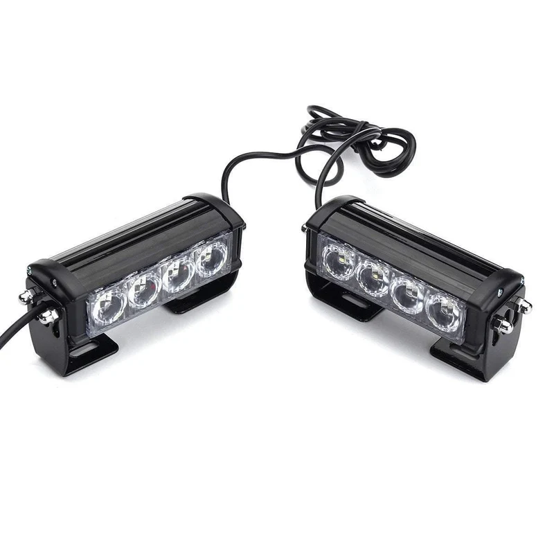 Notfall-Blitzlichtleiste, 8 LEDs, Warnleuchte, Ampel, Verkehrssicherheit