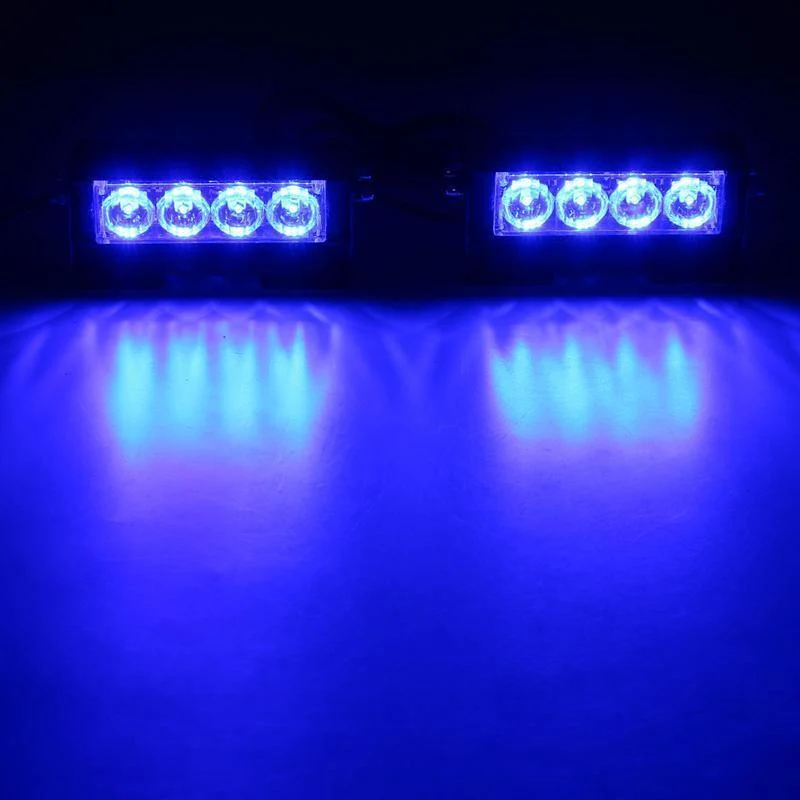 Notfall-Blitzlichtleiste, 8 LEDs, Warnleuchte, Ampel, Verkehrssicherheit