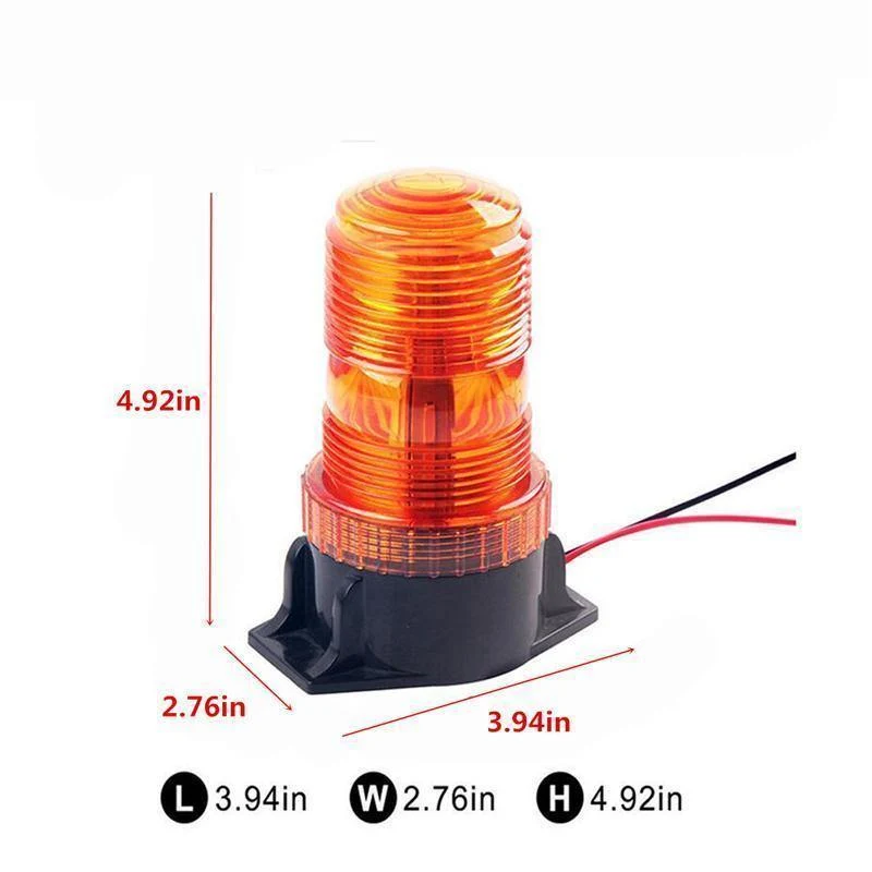 30 LED-Dachblitzleuchte 15W Warnblinkleuchte DC 12-30V Verkehrssicherheitsampel