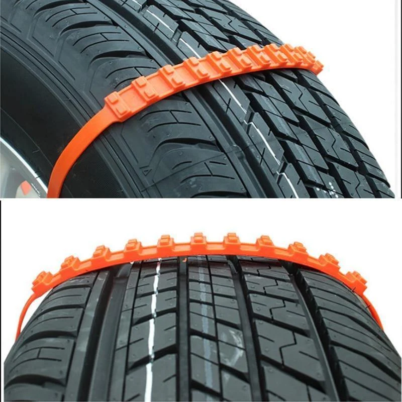 10x Autoreifen Reifengürtel Schneeketten Universal Mini Nylon Winterräder Rutschfestes Auto Rutschhemmend Straßenverkehrssicherheit im Freien