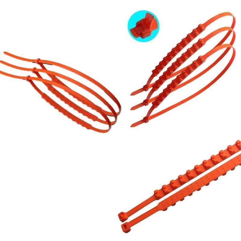 10x Autoreifen Reifengürtel Schneeketten Universal Mini Nylon Winterräder Rutschfestes Auto Rutschhemmend Straßenverkehrssicherheit im Freien