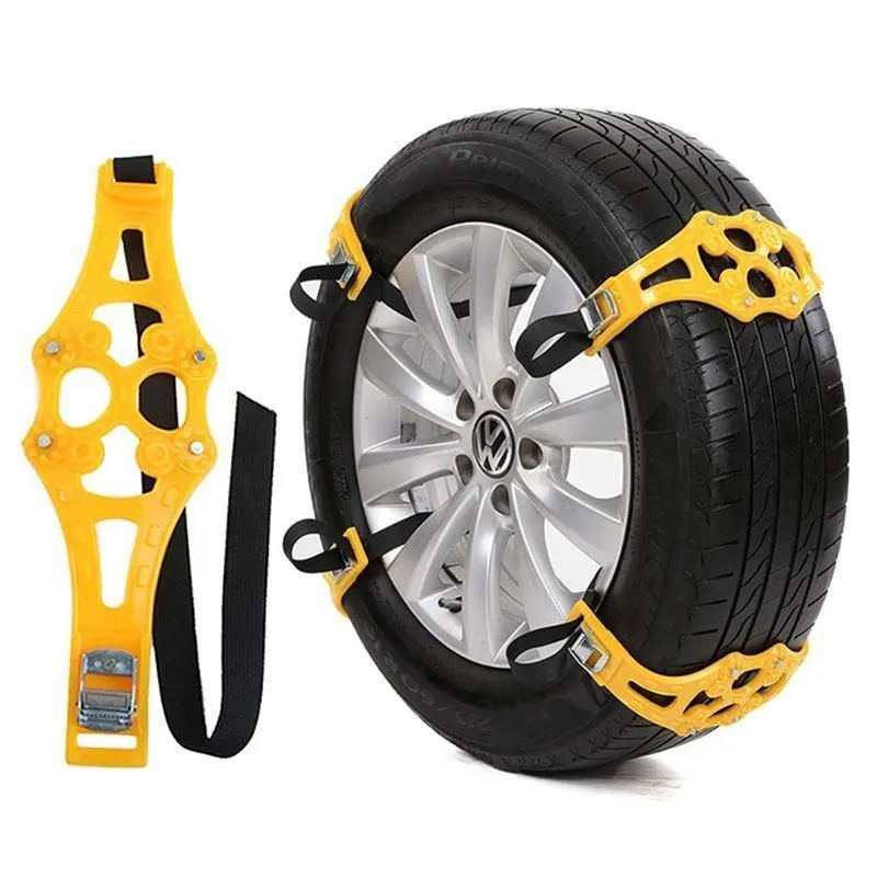 Schneeketten Universal Auto Für 165-265mm Reifen Winter Fahrbahn Sicherheit Reifen Ketten Klettern Schlamm Anti-Slip auto-styling