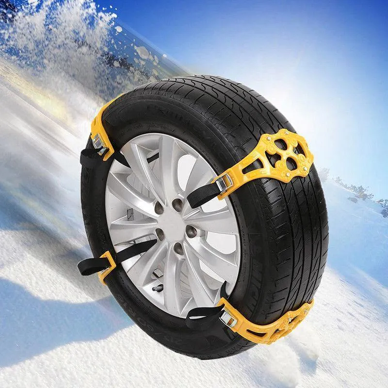 Schneeketten Universal Auto Für 165-265mm Reifen Winter Fahrbahn Sicherheit Reifen Ketten Klettern Schlamm Anti-Slip auto-styling