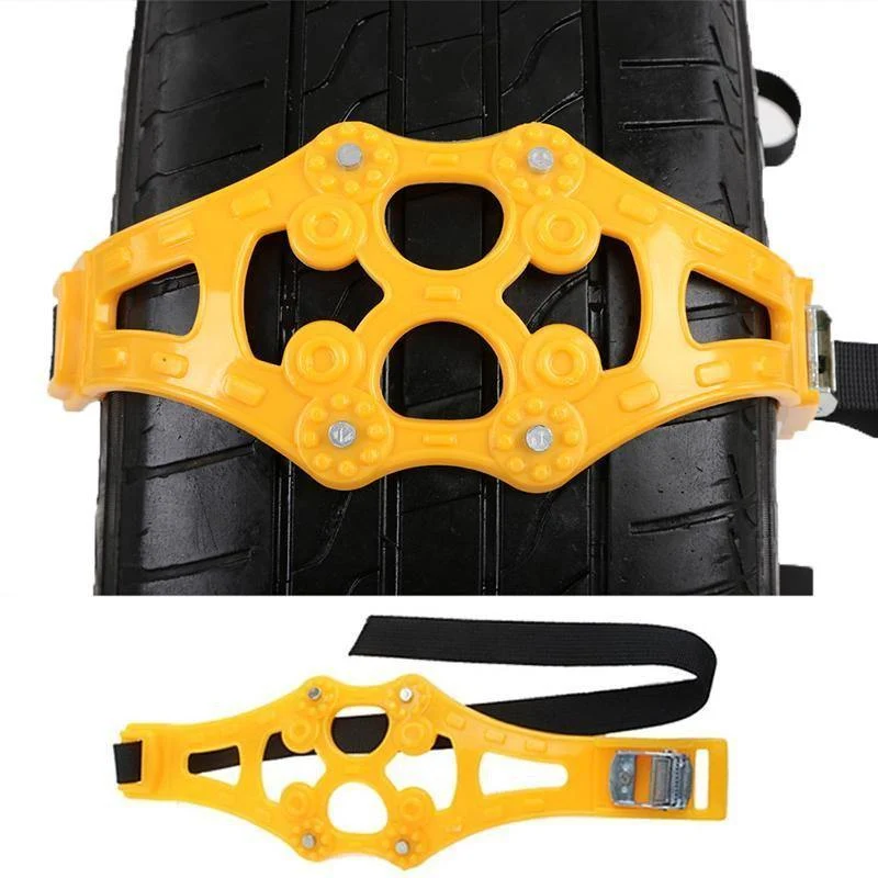 Schneeketten Universal Auto Für 165-265mm Reifen Winter Fahrbahn Sicherheit Reifen Ketten Klettern Schlamm Anti-Slip auto-styling