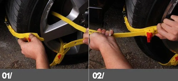 10Pcs / Lot Auto Schlamm Reifen Lkw Schneeketten Für Auto Winter Räder Schutz Reifenketten Automobile Verkehrssicherheit Zubehör