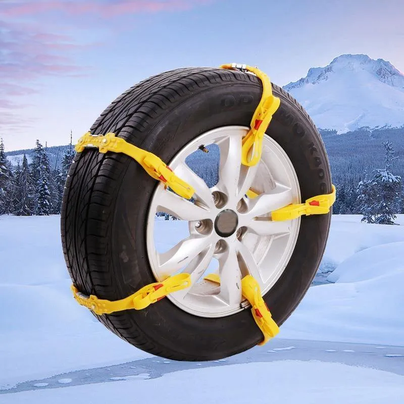 10Pcs / Lot Auto Schlamm Reifen Lkw Schneeketten Für Auto Winter Räder Schutz Reifenketten Automobile Verkehrssicherheit Zubehör