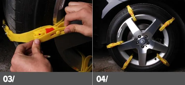 10Pcs / Lot Auto Schlamm Reifen Lkw Schneeketten Für Auto Winter Räder Schutz Reifenketten Automobile Verkehrssicherheit Zubehör
