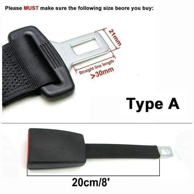 E24 Safe Certified Rigid Stem-Sicherheitsgurtverlängerer für Autos Sicherheitsgurtverlängerung für Kinderautositze Schwarz Grau Beige
