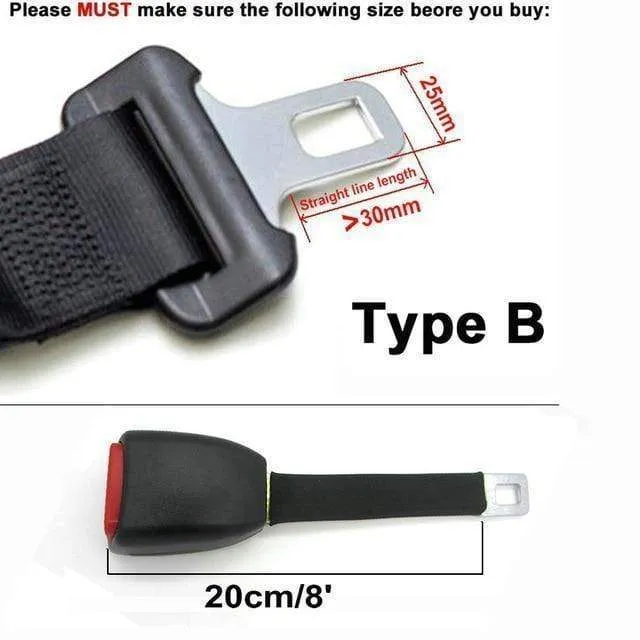 E24 Safe Certified Rigid Stem-Sicherheitsgurtverlängerer für Autos Sicherheitsgurtverlängerung für Kinderautositze Schwarz Grau Beige