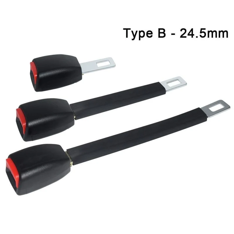 E24 Safe Certified Rigid Stem-Sicherheitsgurtverlängerer für Autos Sicherheitsgurtverlängerung für Kinderautositze Schwarz Grau Beige